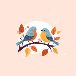 Birds On A Branch