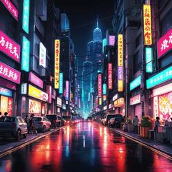 Neon City Lights, a song inspired by Japan in the 1980s