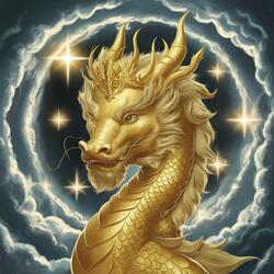 Golden Dragon God
