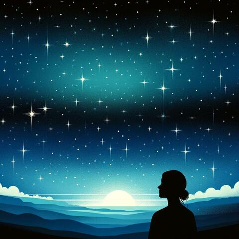 夜空に広が​​る星たちが、今夜も静かに眺めている