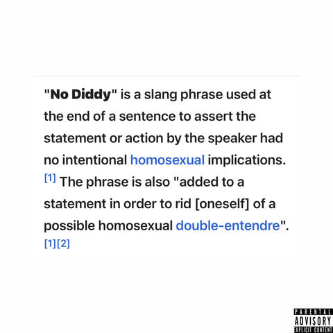 No Diddy