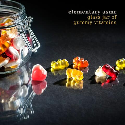 Glass Jar of Gummy Vitamins