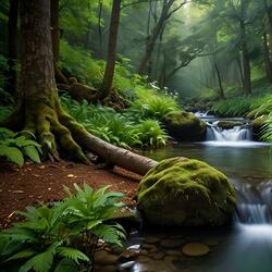 Immersed in the Beauty