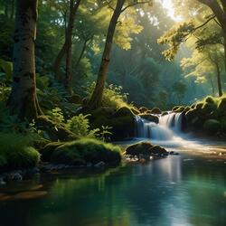 Morning Sunlight and Dew