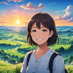 A love song about his feelings for his girlfriend, “Tsunagaru Kokoro Kizuna”