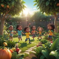 In the garden we play