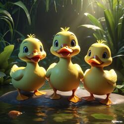Three Little Ducks