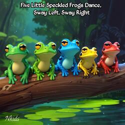 Five Little Speckled Frogs Dance, Sway Left, Sway Right