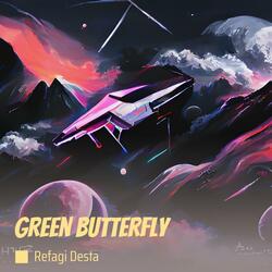 green butterfly