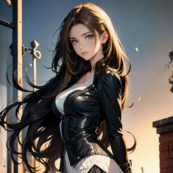 Hermosa Morena en Tik Tok