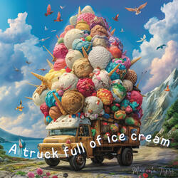 A truck full of ice cream