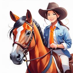 I spurred my horse with a shout