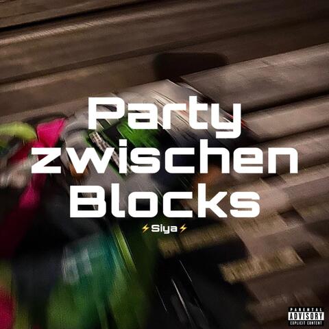 Party zwischen Blocks