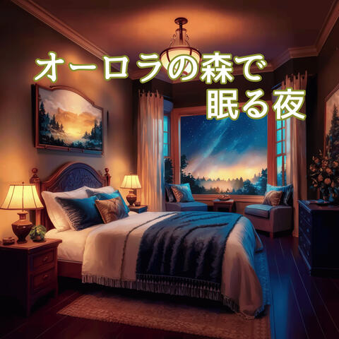 オーロラの森で眠る夜