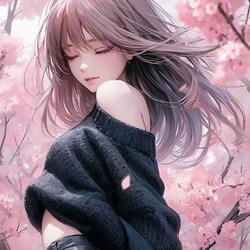 Night Cherry Blossoms