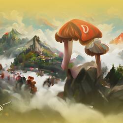 the moon shines the One Wing Left Behind