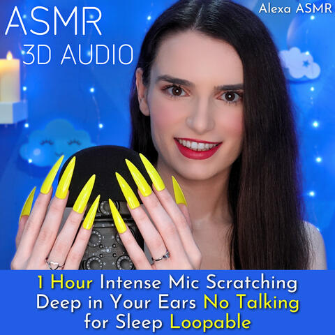 ASMR 3D AUDIO - 1 Hour Intense Mic Scratching Deep in Your Ears - No Talking for Sleep Loopable