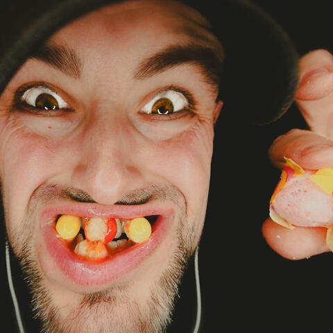 ASMR Mouth Sounds Eating Fast Aggressive Intense Freeze Dried Candy Munching