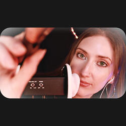 Asmr Deep Ear Whispering, Mic and Face Brushing for Sleep, Pt. 1