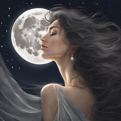 Quiet moon, whispering wind