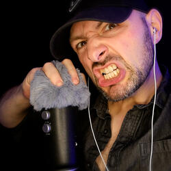 ASMR Overdrive Fast Aggressive Scratching & Fluffy Mic Mouth Sounds, Pt. 3