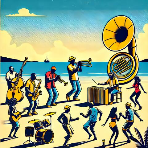 Caribbean fantasy party night Once again