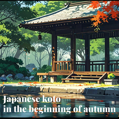 Japanese koto in the beginning of autumn