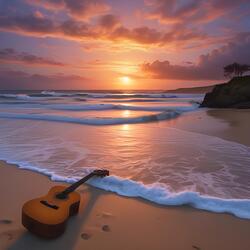 Senja Di Ujung Pantai