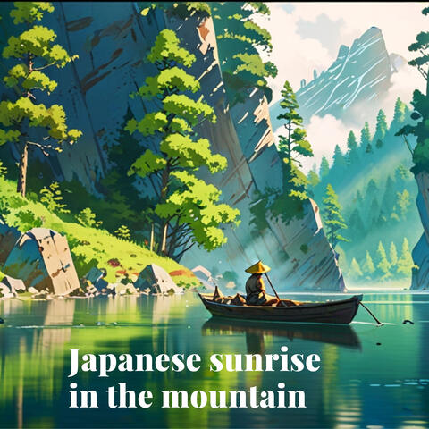 Japanese sunrise in the mountain