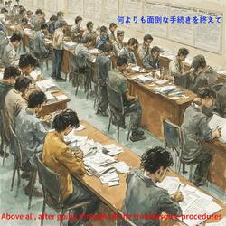 Above all, after going through all the troublesome procedures