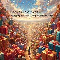 What gets lost as your field of vision expands