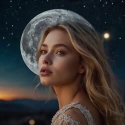 The charm of your face is as beautiful as the full moon