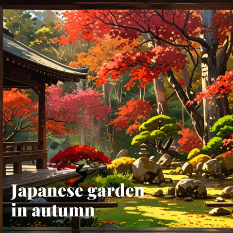 Japanese garden in autumn