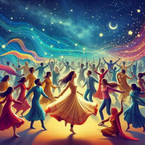 Dancing in the Night Sky Electronic Dance