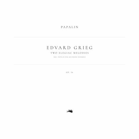 2 Elegiac Melodies, Op. 34 (Arr. Papalin for Recorder Ensemble)