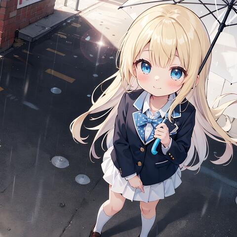 雨の帰り道