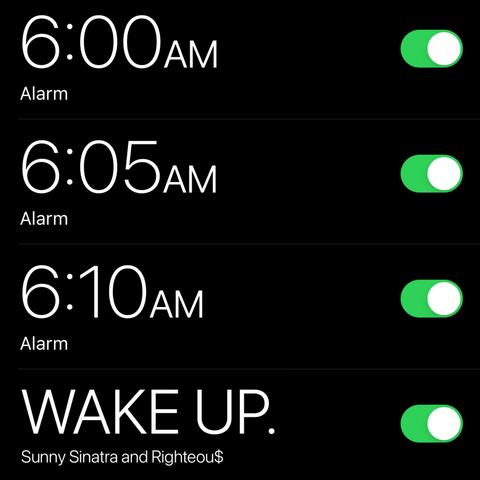WAKE UP.
