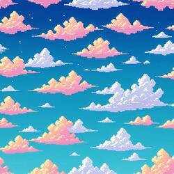 pixel sky