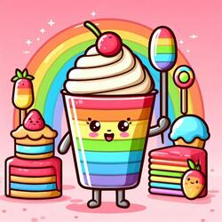 Rainbow Dessert