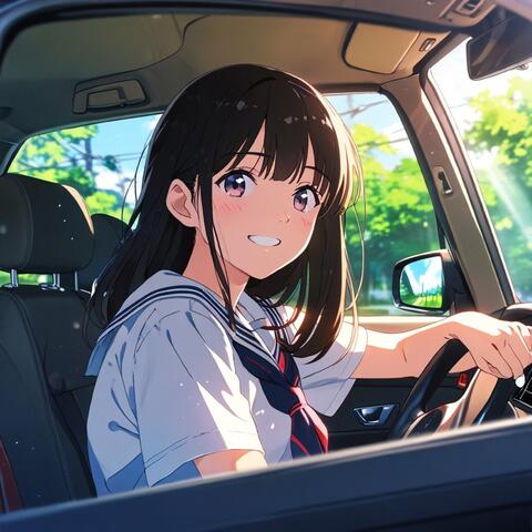Driving through the summer breeze