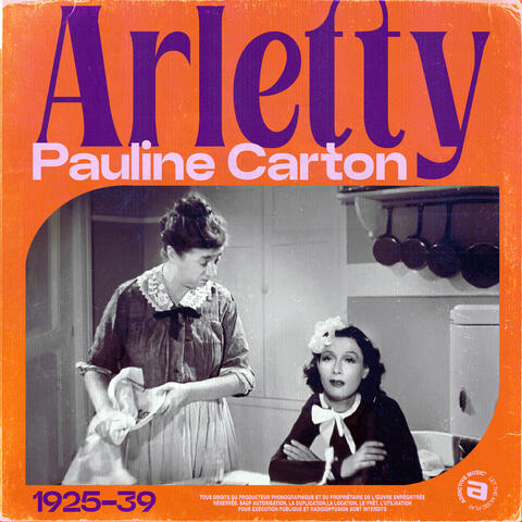 Arletty-Pauline Carton 1925-39 Chansonphone 111