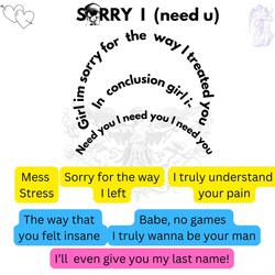 Sorry I(need U)