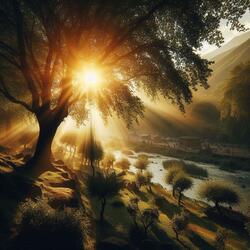 Naturaleza iluminada