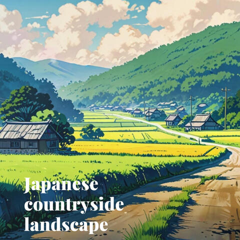 Japanese countryside landscape
