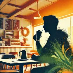 Afternoon light and Matcha Orange