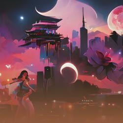 Night Cherry Blossom Dance