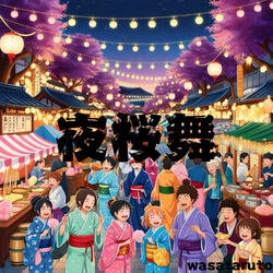 夜桜舞