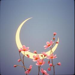 Pink Hijab Frangipani Flowers and the Past