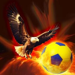 Himno América 3 Tatuado en azulcrema