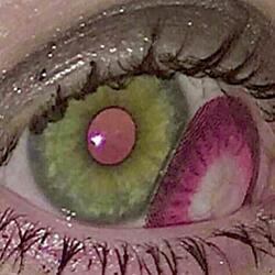 green eyes